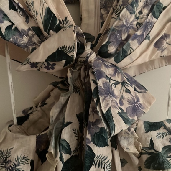 Like new Zimmermann Cassia Ruffled Floral Mini Dress. Size: 0 - Picture 9 of 11